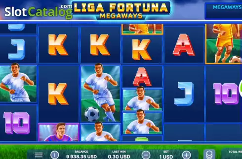 Скрин6. Liga Fortuna Megaways слот