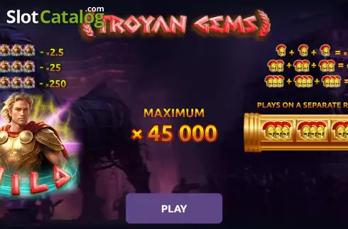 Скрин2. Troyan Gems слот