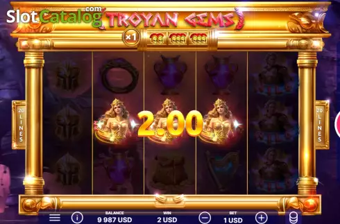 Скрин4. Troyan Gems слот