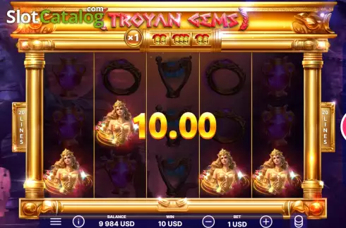 Скрин5. Troyan Gems слот