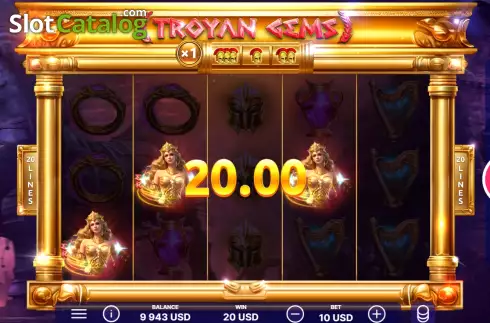 Скрин6. Troyan Gems слот