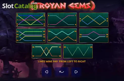 Скрин9. Troyan Gems слот