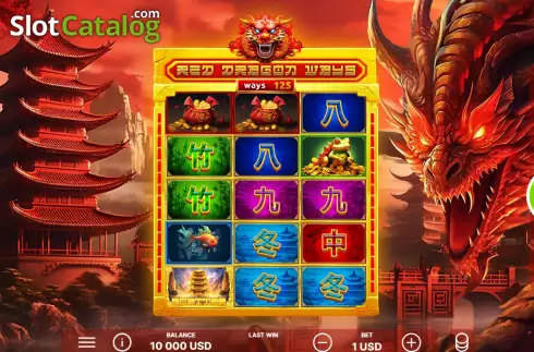 Скрин2. Red Dragon Ways слот
