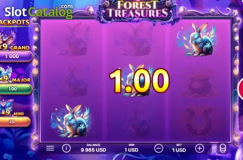 Скрин3. Forest Treasures слот