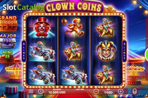 Скрин2. Clown Coins слот