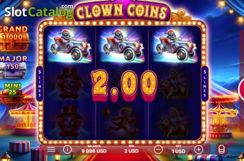 Скрин3. Clown Coins слот