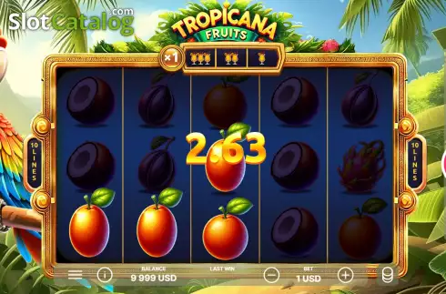 Скрин3. Tropicana Fruits слот
