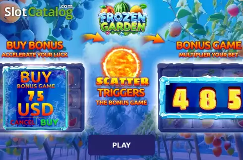 Скрин2. Frozen Garden слот