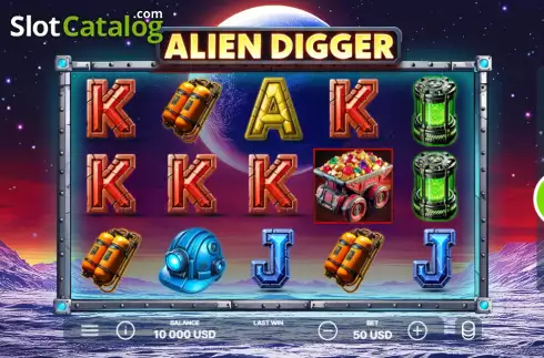 Скрин2. Alien Digger слот