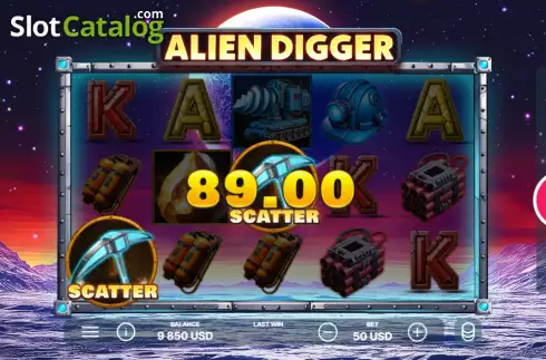 Скрин3. Alien Digger слот