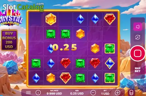 Скрин3. Crystal Treasure (Onlyplay) слот