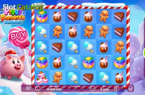 Скрин2. Piggy Bonanza Xmas слот