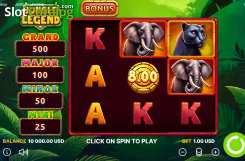 Скрин3. Jungle Legend слот