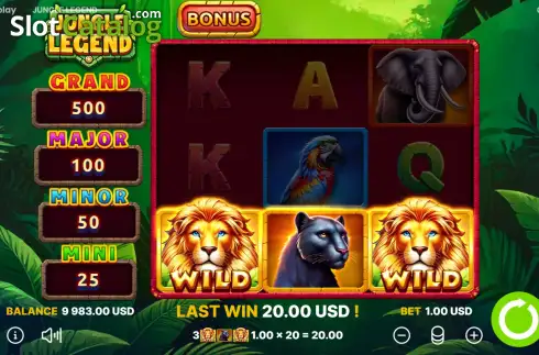 Скрин5. Jungle Legend слот
