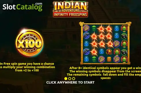 Скрин2. Indian Adventure: Infinity Freespins слот