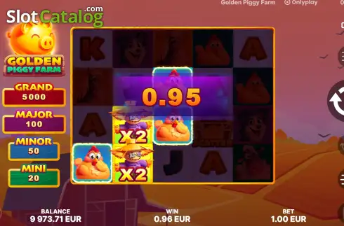 Скрин9. Golden Piggy Farm слот