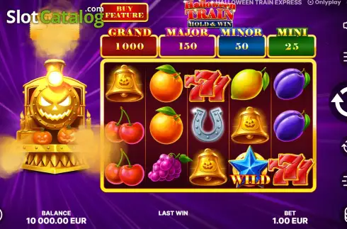 Скрин2. Halloween Train: Hold & Win слот