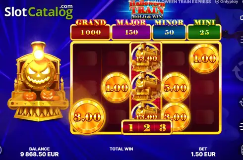 Скрин3. Halloween Train: Hold & Win слот