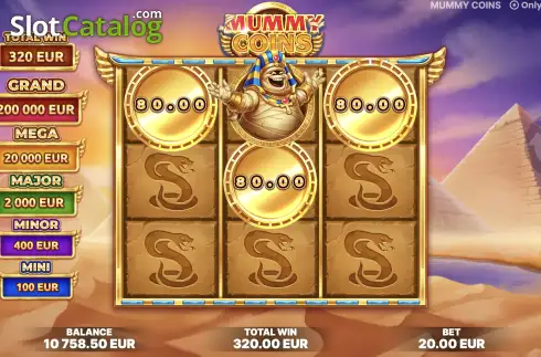 Скрин3. Mummy Сoins слот