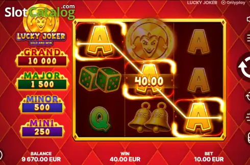 Скрин3. Lucky Joker: Hold and Win слот
