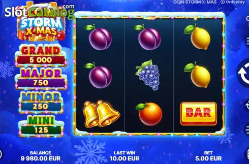 Скрин2. Coin Storm X-Mas слот