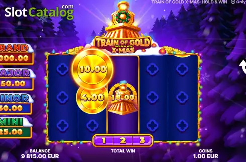 Скрин3. Train of Gold X-Mas: Hold & Win слот
