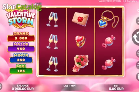 Скрин2. Valentine Storm слот