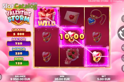 Скрин3. Valentine Storm слот
