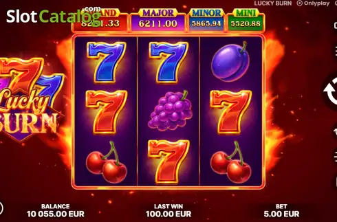 Скрин2. Lucky Burn слот