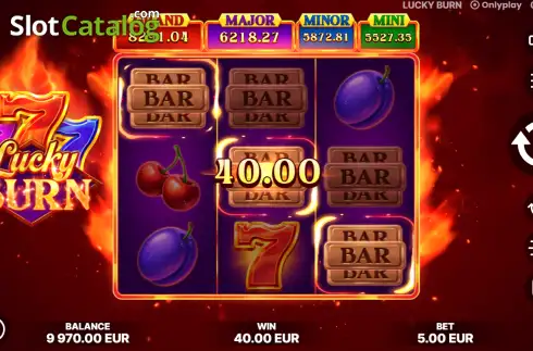 Скрин3. Lucky Burn слот