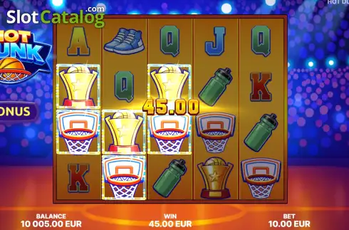 Скрин3. Hot Dunk слот