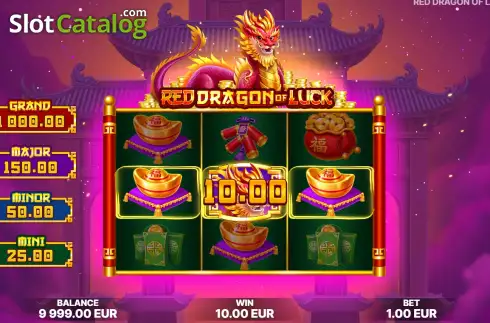Скрин3. Red Dragon of Luck слот