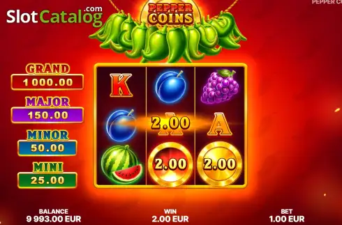 Скрин3. Pepper Coins слот
