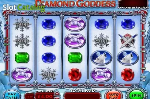 Скрин4. Diamond Goddess слот