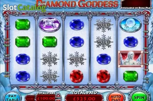 Скрин5. Diamond Goddess слот