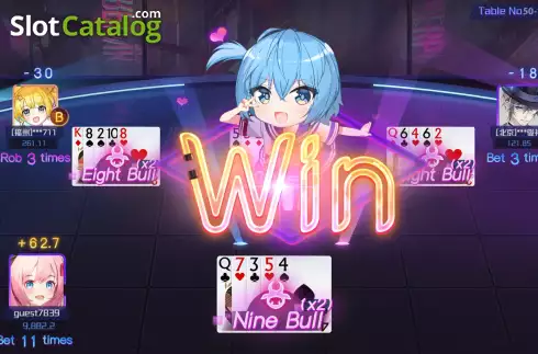 Скрин6. Four Cards Bull слот