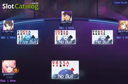 Скрин3. Four Cards Bull KX слот