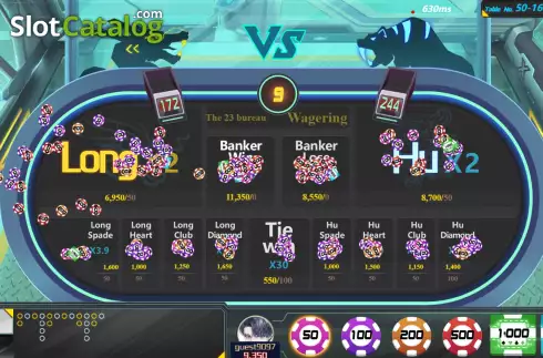 Скрин3. Long-Hu Battle KX слот