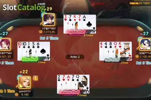 Скрин5. See Cards Bull KX слот