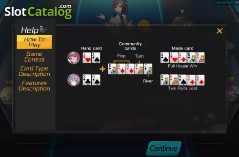 Скрин5. Texas Hold’em V8 слот