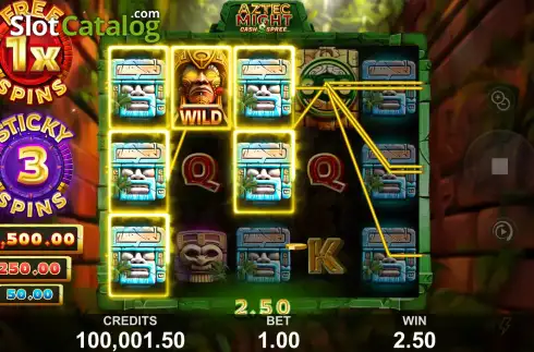 Скрин4. Aztec Might Cash Spree слот