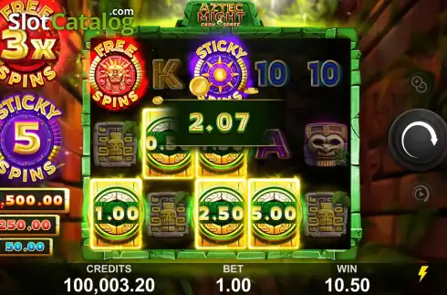 Скрин7. Aztec Might Cash Spree слот