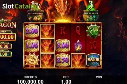 Скрин2. Cash Spree Dragon слот