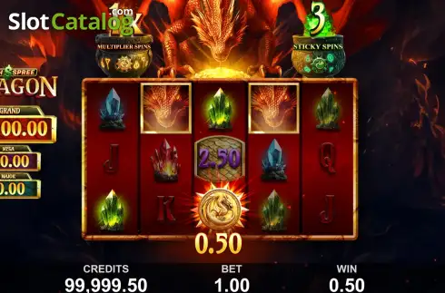 Скрин3. Cash Spree Dragon слот