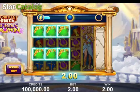 Скрин3. Magnificent Power Hera's Crown слот
