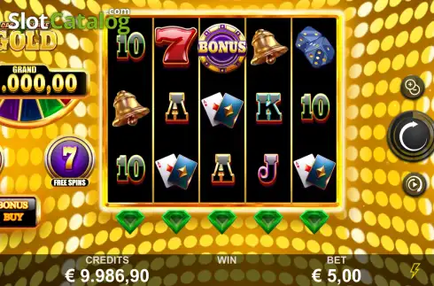 Скрин2. Cash Spree Gold слот
