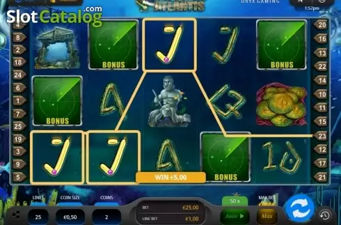 Скрин2. Mission: Atlantis слот