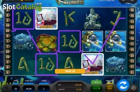 Скрин3. Mission: Atlantis слот