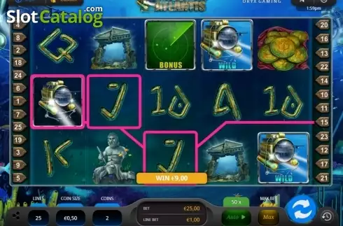 Скрин4. Mission: Atlantis слот