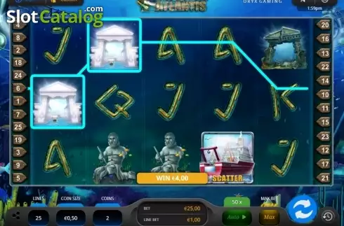 Скрин5. Mission: Atlantis слот